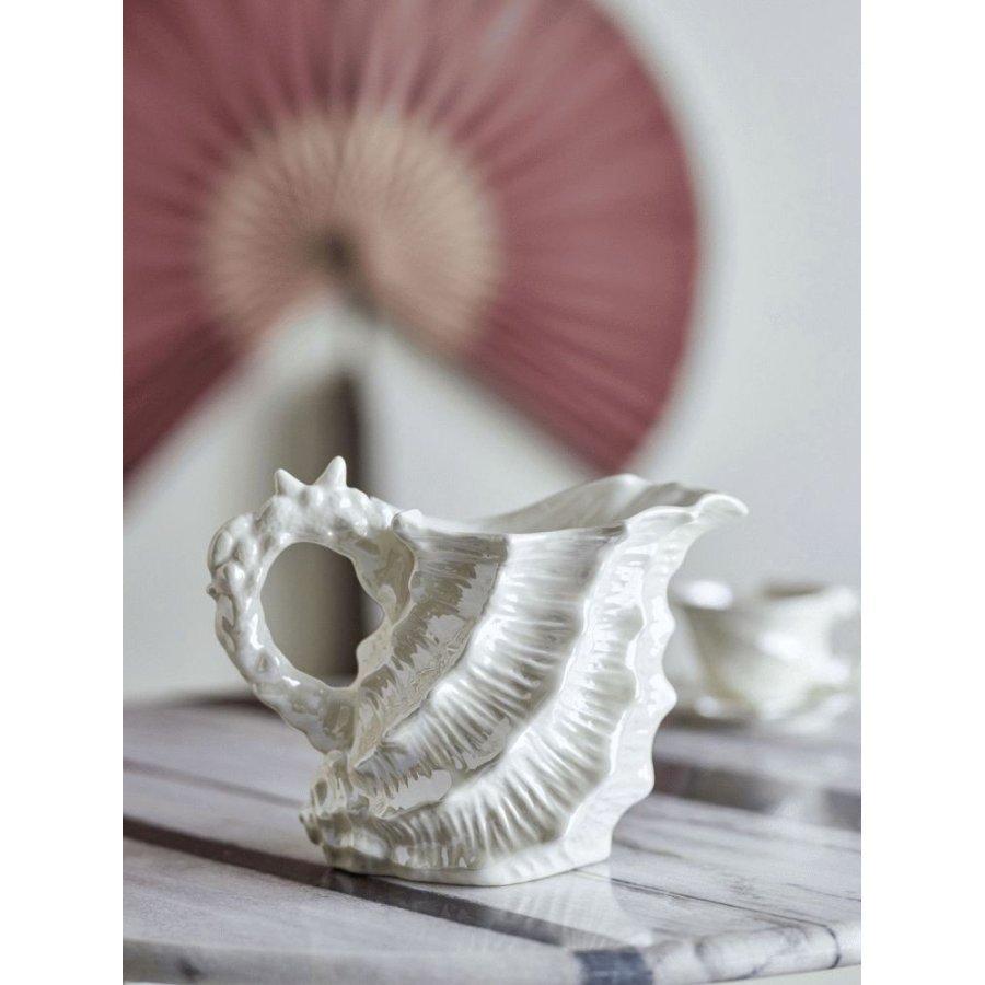 Bloomingville Shellie Kanne 100 cl, Wei&szlig;