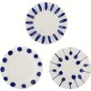 Creative Collection Linora Tallerken 3 stk. 22 cm, Bl�
