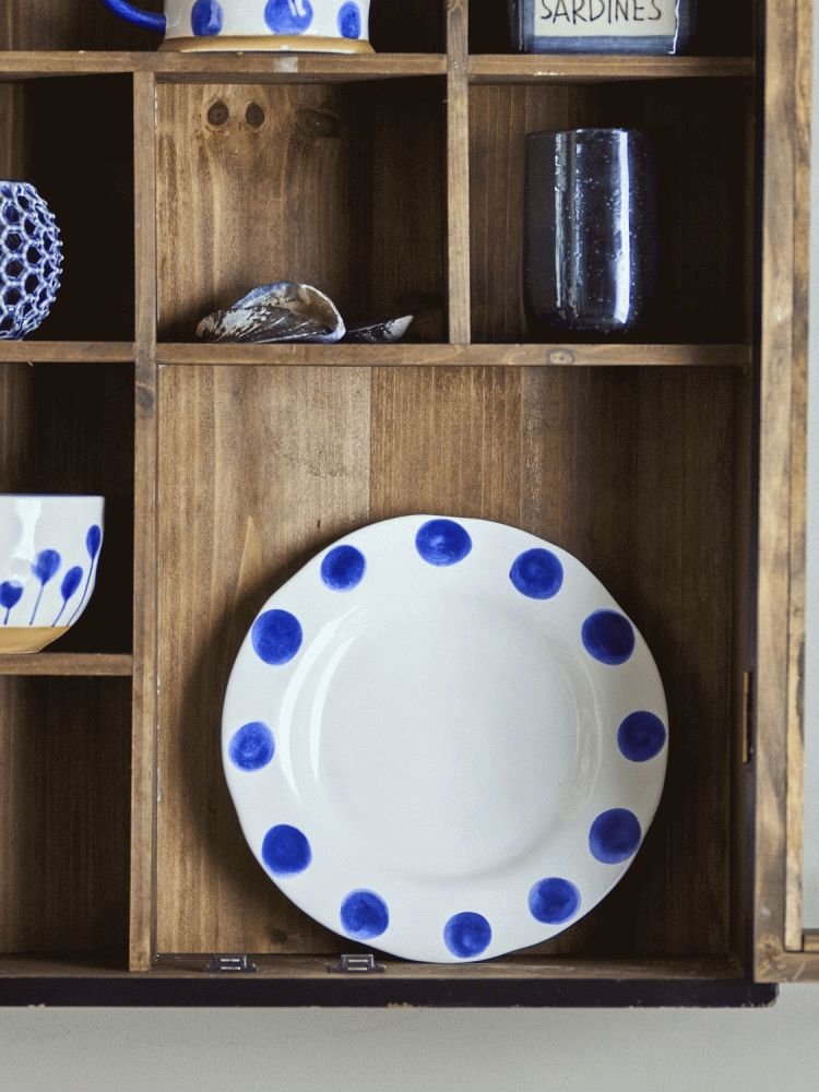 Creative Collection Linora Tallerken 3 stk. 22 cm, Bl�