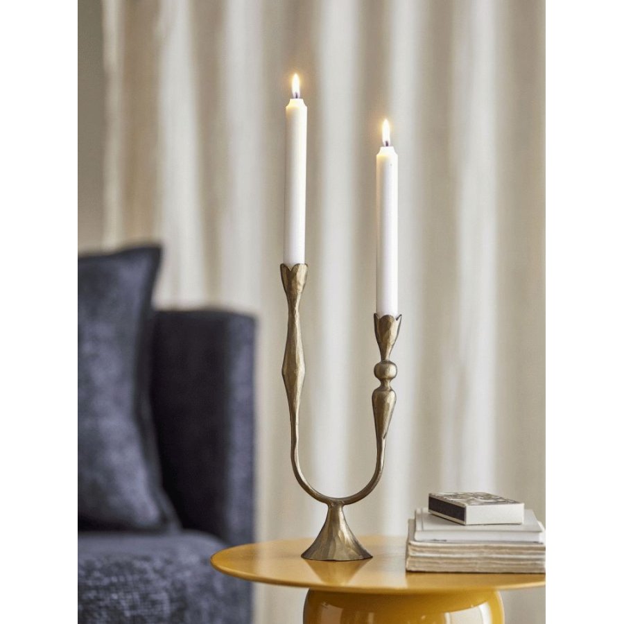 Bloomingville Vesc Lysestage H30,5 cm, Messing