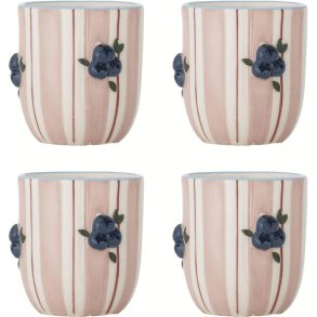 Bloomingville Carry Kop 4 stk. 23,5 cl, Rosa