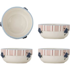 Bloomingville Carry Sk�l 4 stk. �13,5 cm, Rosa