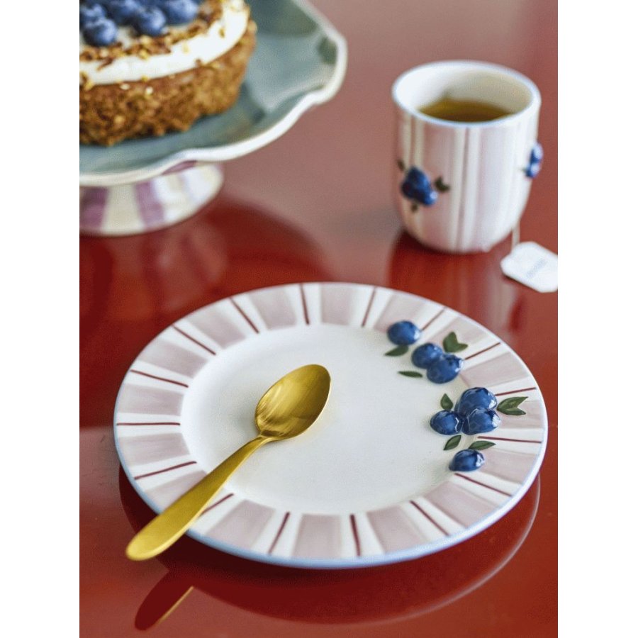 Bloomingville Carry Teller 4er Set 20,5 cm, Rosa