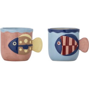 Bloomingville Willy Kop 2 stk. 20 cl, Multi