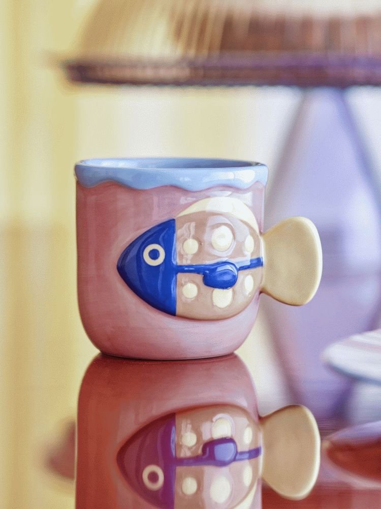 Bloomingville Willy Kop 2 stk. 20 cl, Multi