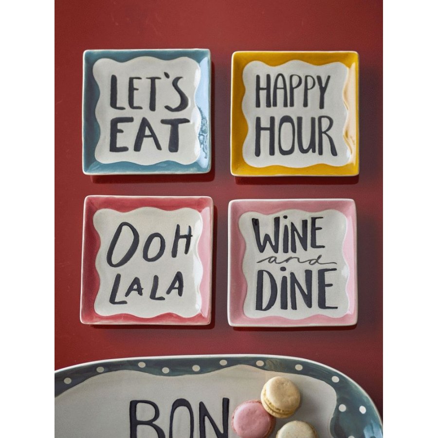 Bloomingville Soline Teller 4er Set 13 cm, Multi