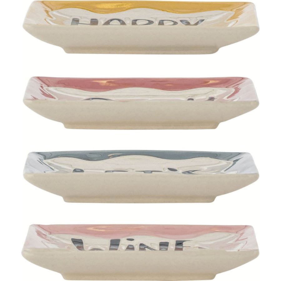 Bloomingville Soline Teller 4er Set 13 cm, Multi