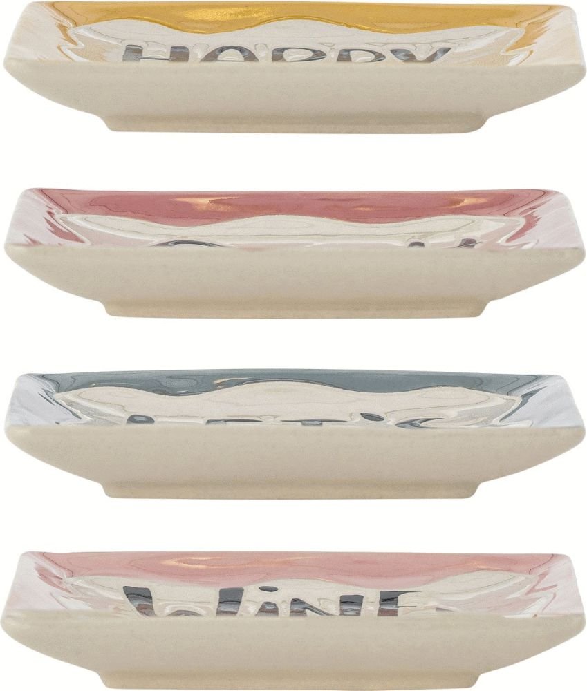 Bloomingville Soline Teller 4er Set 13 cm, Multi