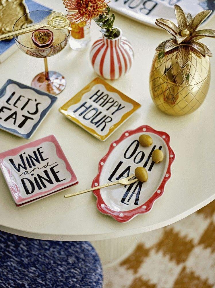 Bloomingville Soline Serviertablett 23,5 cm, Multi