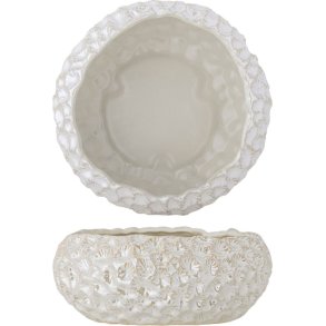 Bloomingville Lowen Sk�l �24 cm, Hvid