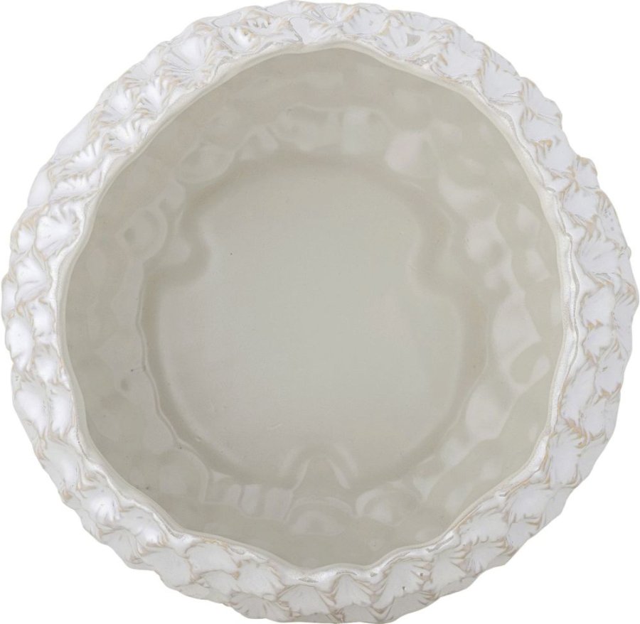 Bloomingville Lowen Sk�l �24 cm, Hvid
