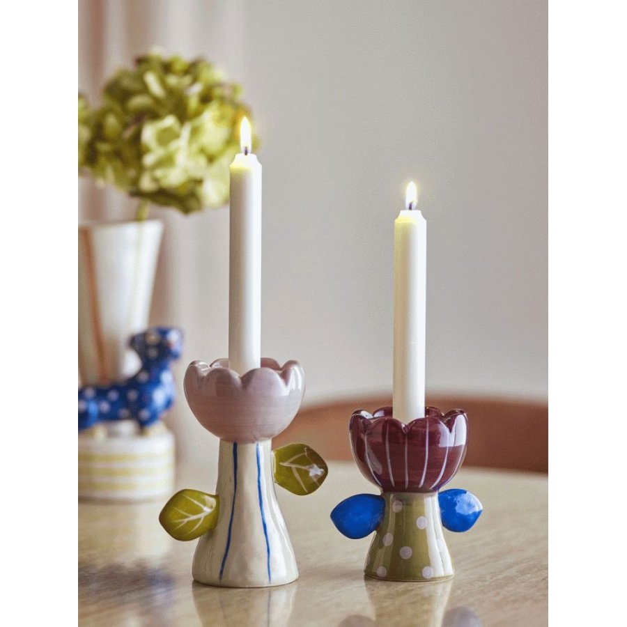 Bloomingville Florita Lysestage 2 stk, Multi