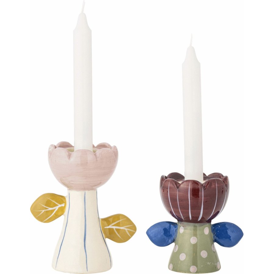 Bloomingville Florita Lysestage 2 stk, Multi