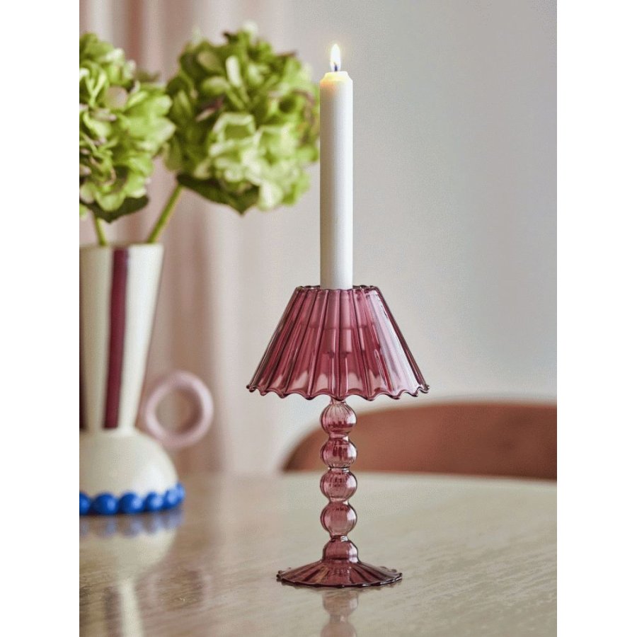 Bloomingville Cisco Fyrfadsstage H19,5 cm, R�d