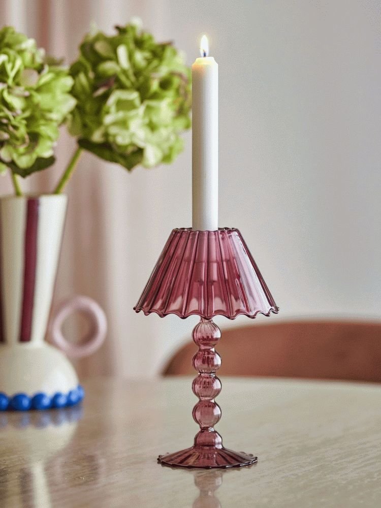 Bloomingville Cisco Fyrfadsstage H19,5 cm, R�d