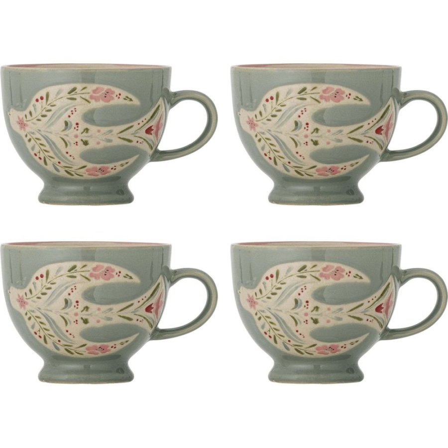 Creative Collection Rosalynde Krus 4 stk. 40 cl, Gr�n