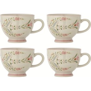 Creative Collection Rosalynde Krus 4 stk. 40 cl, Hvid