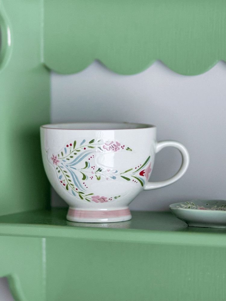 Creative Collection Rosalynde Krus 4 stk. 40 cl, Hvid