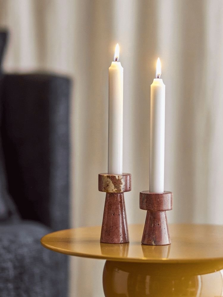 Bloomingville Anneli Lysestage 2 stk, Rosa