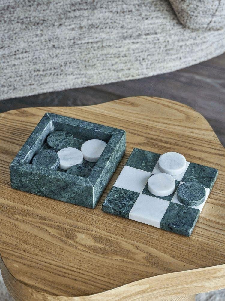 Bloomingville Aske Kryds & Bolle 12x12 cm, Gr�n