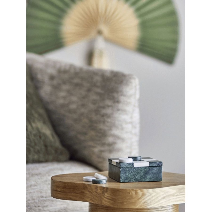 Bloomingville Aske Kryds & Bolle 12x12 cm, Gr�n