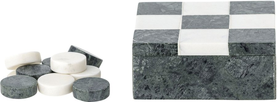 Bloomingville Aske Kryds & Bolle 12x12 cm, Gr�n