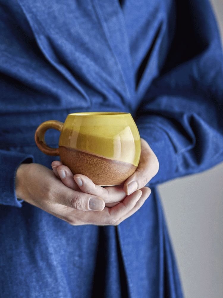 Bloomingville Paula Kop 27,5 cl, Gul