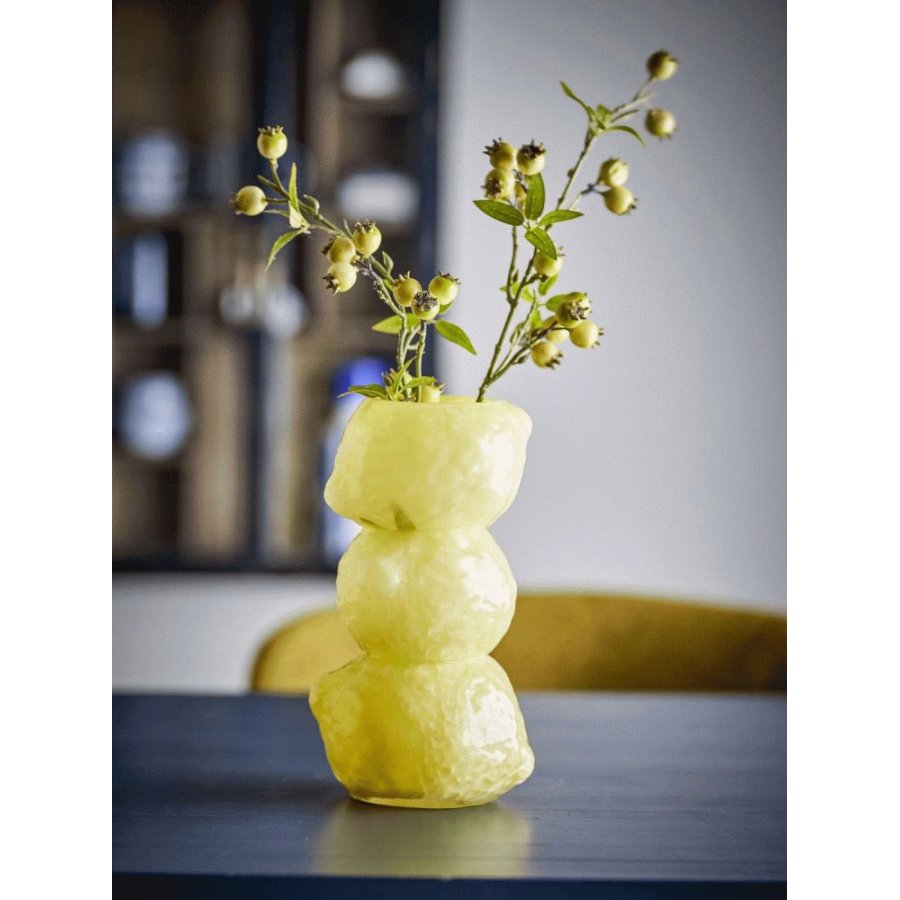 Creative Collection Limone Vase H27 cm, Gul