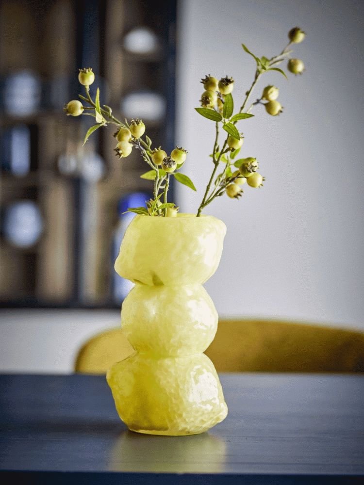 Creative Collection Limone Vase H27 cm, Gul