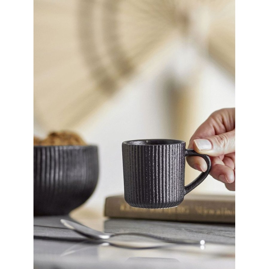 Bloomingville Neri Espressokop 7,5 cl, Sort