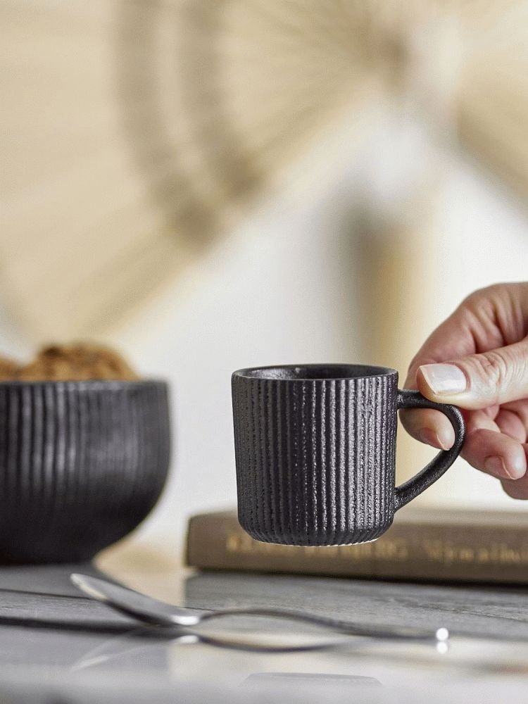 Bloomingville Neri Espressokop 7,5 cl, Sort