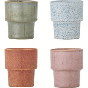 Bloomingville Ewan Espressokop 4 stk. 7,5 cl, Multi