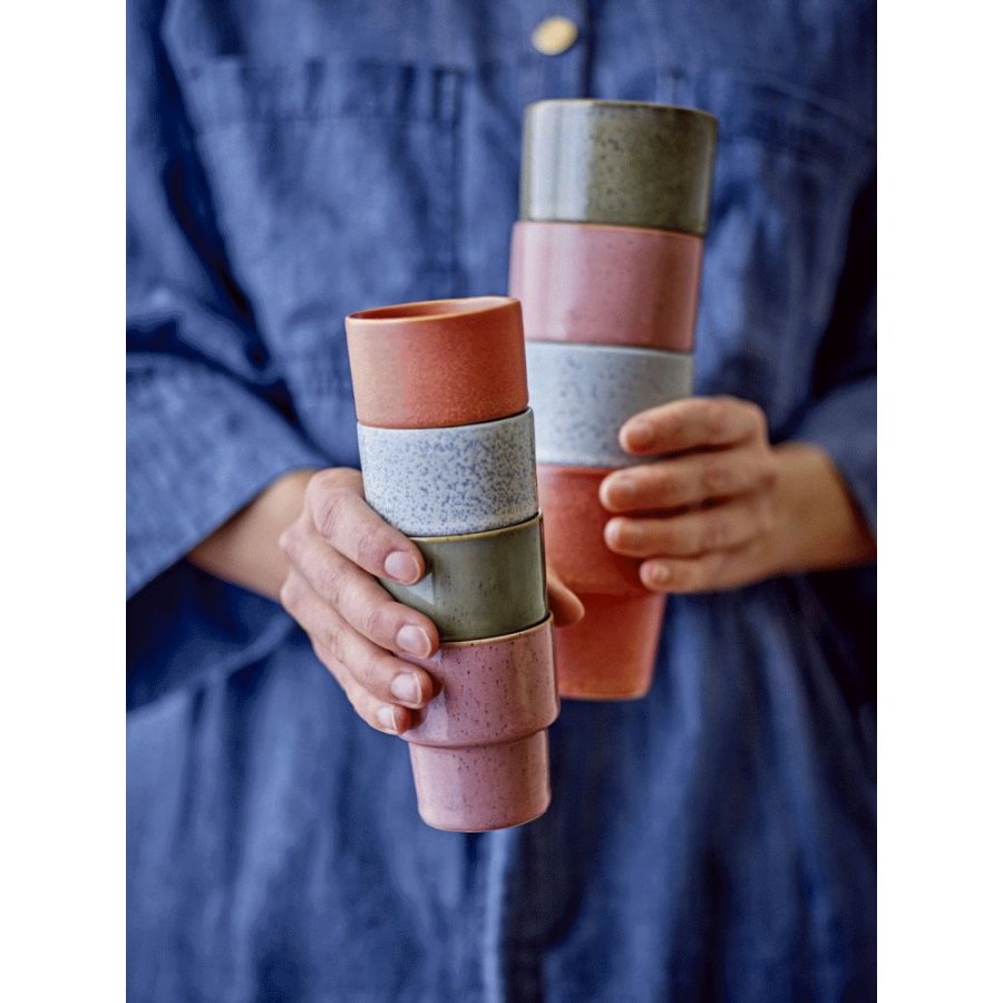 Bloomingville Ewan Espressokop 4 stk. 7,5 cl, Multi