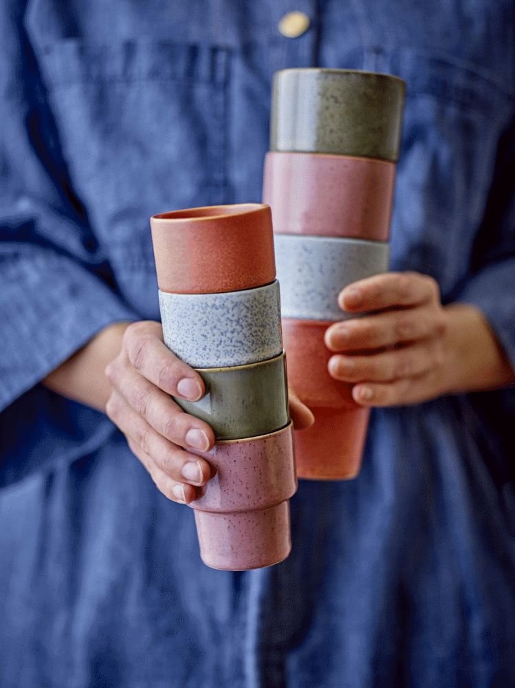 Bloomingville Ewan Espressokop 4 stk. 7,5 cl, Multi