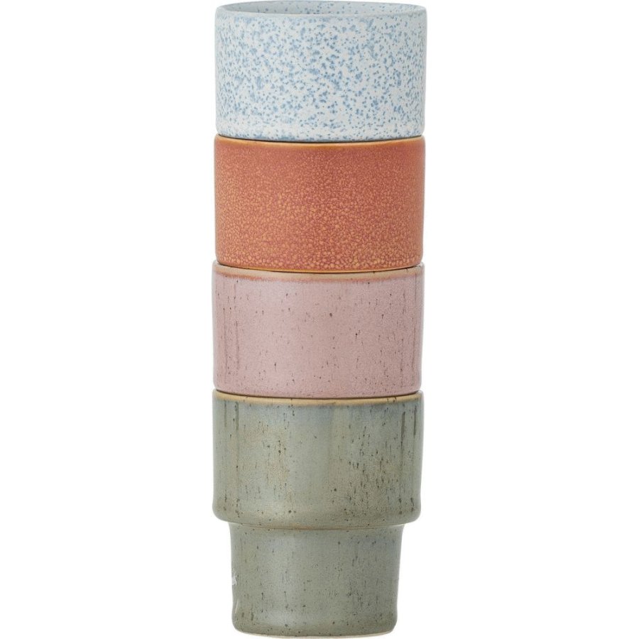 Bloomingville Ewan Espressokop 4 stk. 7,5 cl, Multi