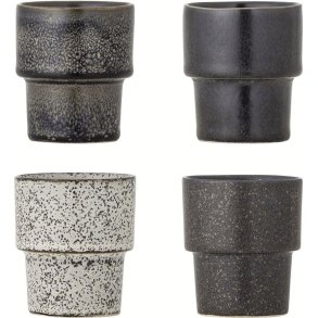Bloomingville Ewan Espressokop 4 stk. 7,5 cl, Brun