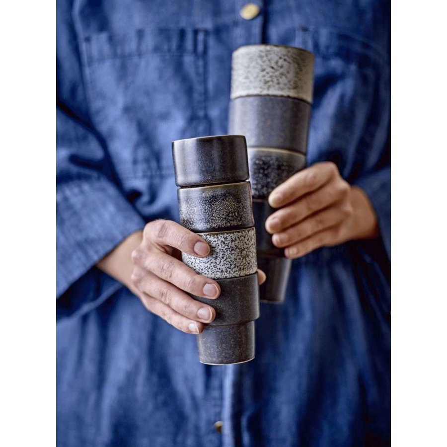 Bloomingville Ewan Espressokop 4 stk. 7,5 cl, Brun