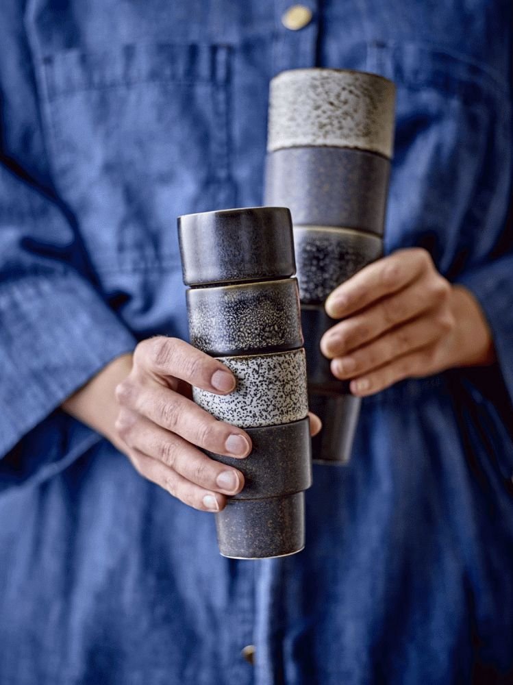 Bloomingville Ewan Espressokop 4 stk. 7,5 cl, Brun