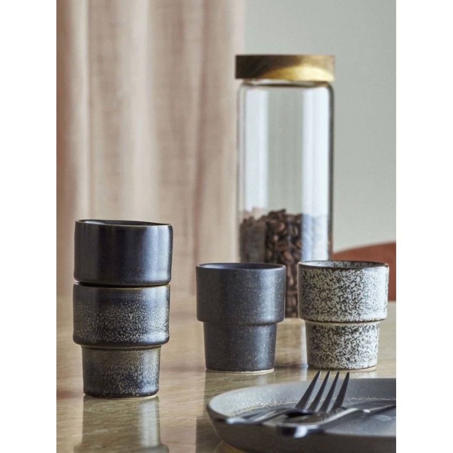 Bloomingville Ewan Espressokop 4 stk. 7,5 cl, Brun