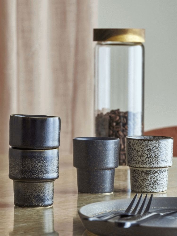 Bloomingville Ewan Espressokop 4 stk. 7,5 cl, Brun