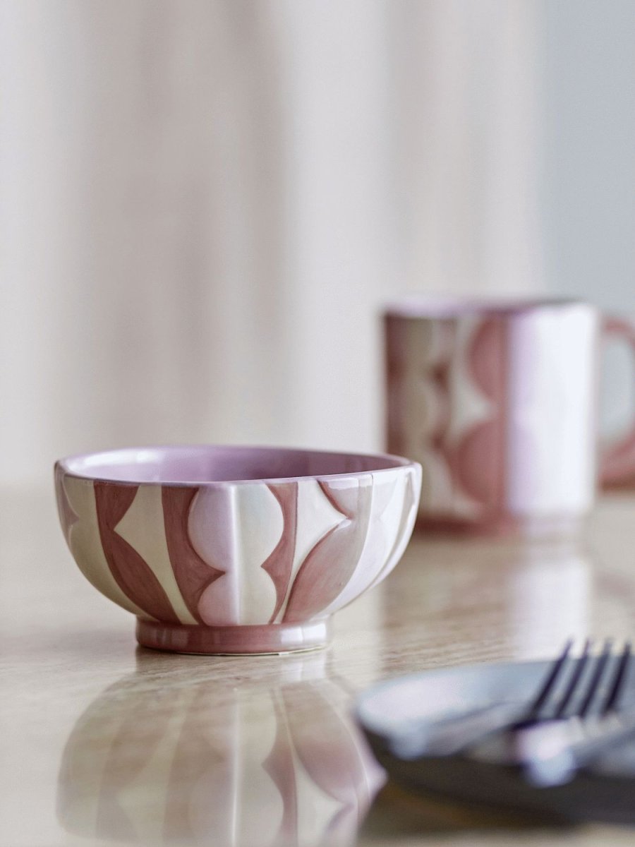 Bloomingville Saul Sk�l 4 stk. �12,5 cm, Rosa