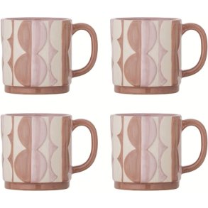 Bloomingville Saul Krus 4 stk. 23,5 cl, Rosa