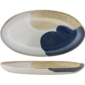 Bloomingville Jules Servierplatte 33,5 cm, Blau