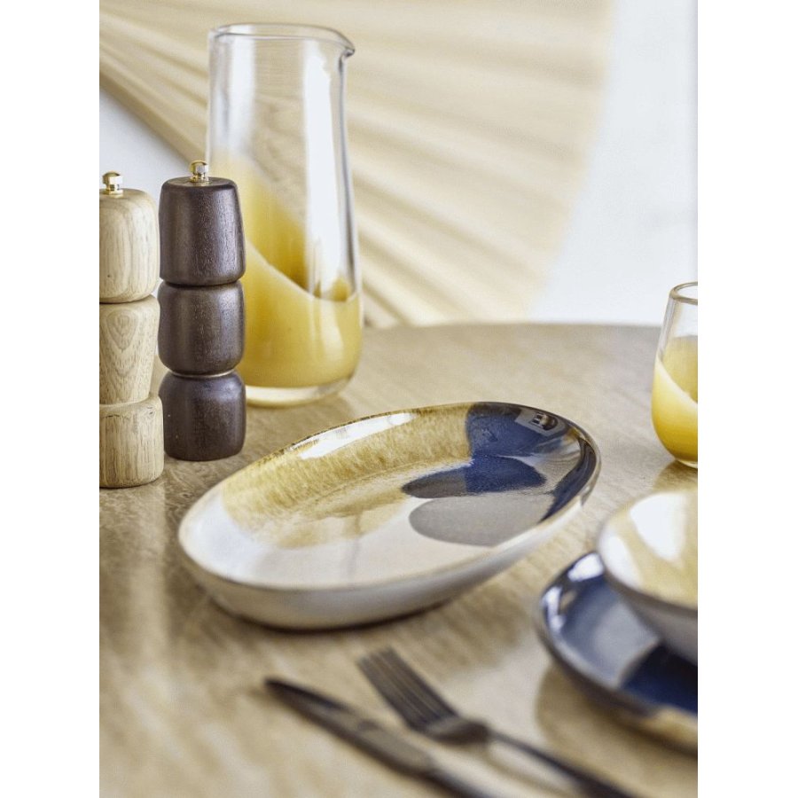 Bloomingville Jules Servierplatte 33,5 cm, Blau