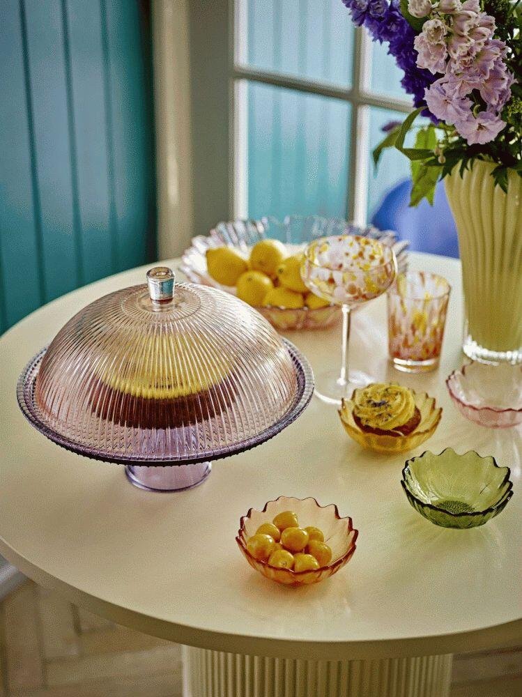 Bloomingville Tayo Kuchenform mit Deckel �32 cm, Multi