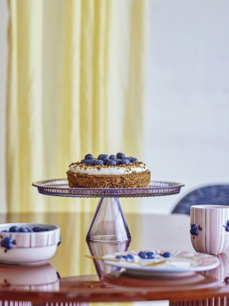 Bloomingville Tayo Kuchenform mit Deckel �32 cm, Multi