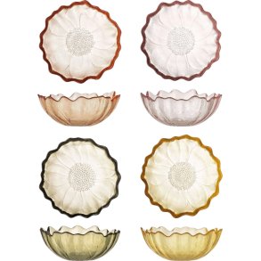 Bloomingville Kana Sk�l 4 stk. �12 cm, Multi