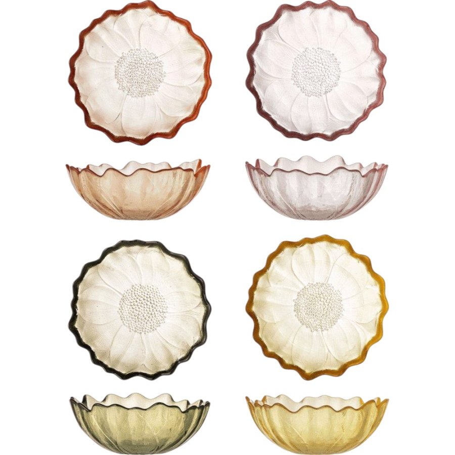 Bloomingville Kana Sk�l 4 stk. �12 cm, Multi