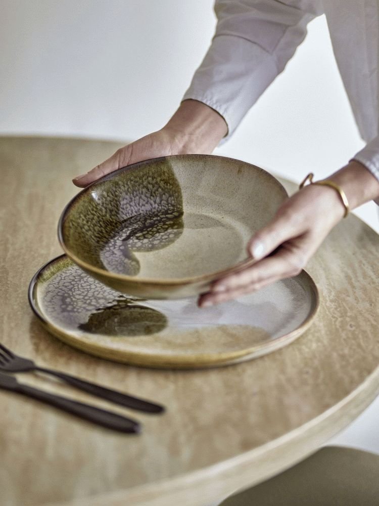 Bloomingville Jules Tischserviceset 12-teilig, Gr&uuml;n