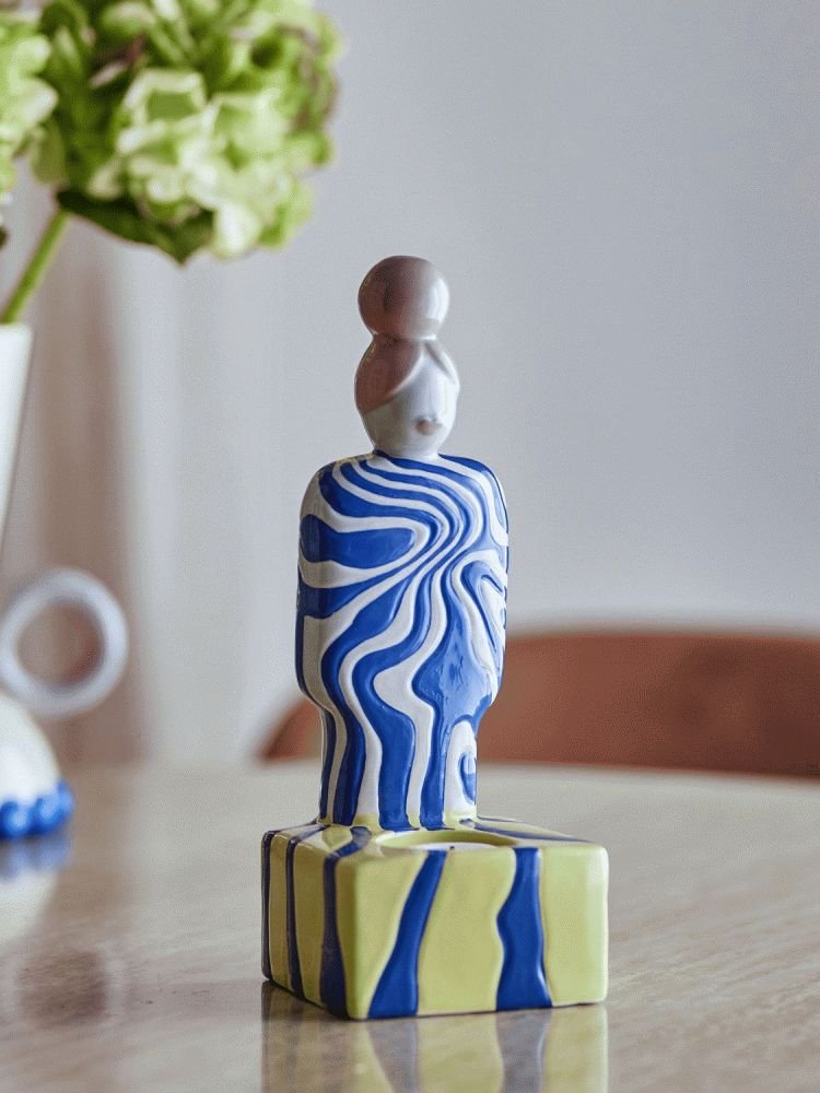 Bloomingville Priya Fyrfadsstage H25 cm, Multi